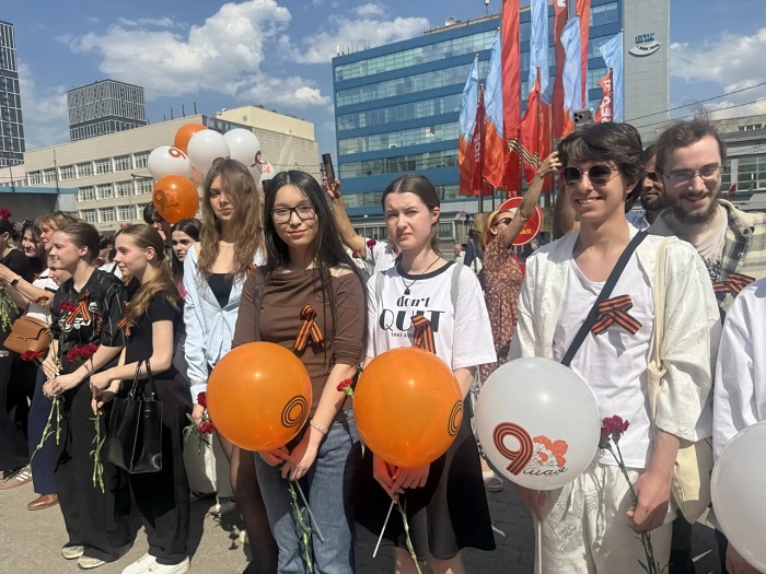 Студенты колледжей МГТУ-МАСИ приняли участие в торжественной церемонии, посвящённой Дню Победы