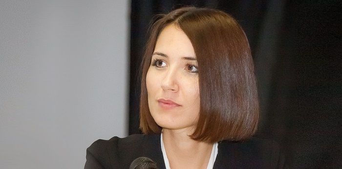 Евгения Муринец выступила в технопарке МФЮА «Наукоград»