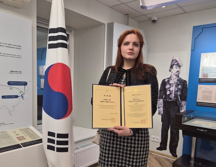 Студентка МАСИ Наталья Подлесных завоевала призовое место в престижном конкурсе Посольства Республики Корея